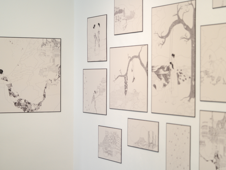Moran Kliger, from the exhibition "Correspondence", 2023, Studio of Her Own, photo: Daniel Hanoch